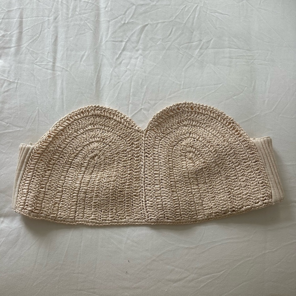 Zara Crochet Bandeau Top size M